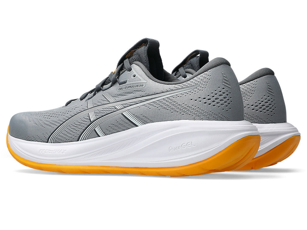 Asics Men's GEL-CUMULUS 28 Running Shoes in Gravel/Arctic Blue
