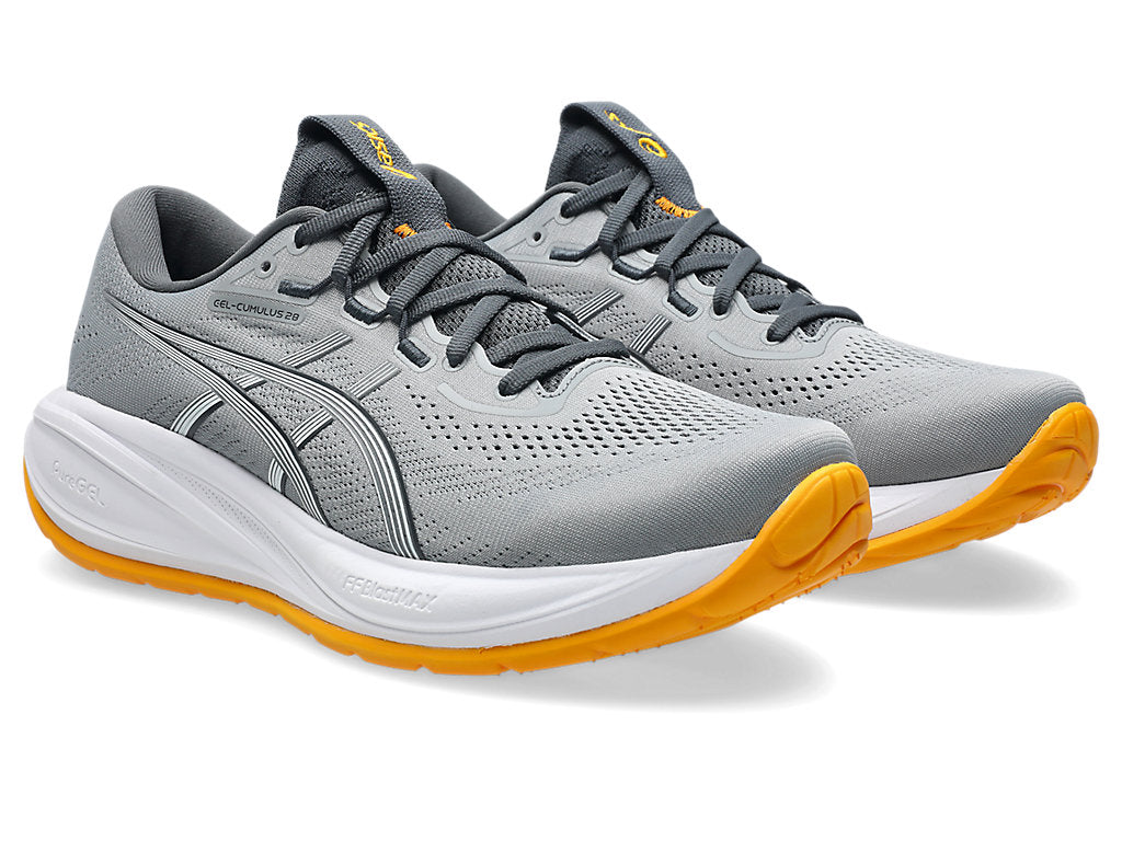 Asics Men's GEL-CUMULUS 28 Running Shoes in Gravel/Arctic Blue