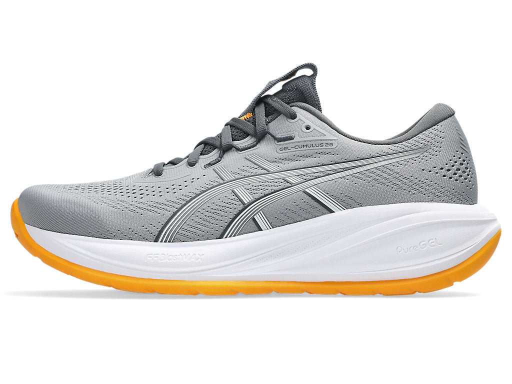 Asics Men's GEL-CUMULUS 28 Running Shoes in Gravel/Arctic Blue