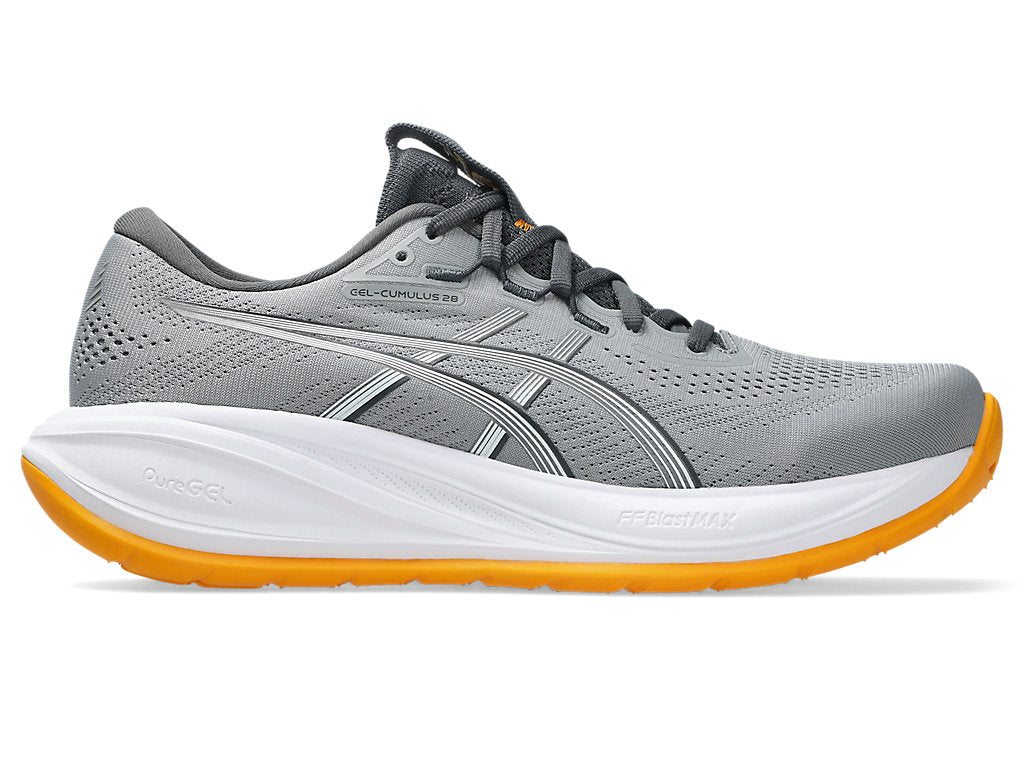 Asics Men's GEL-CUMULUS 28 Running Shoes in Gravel/Arctic Blue
