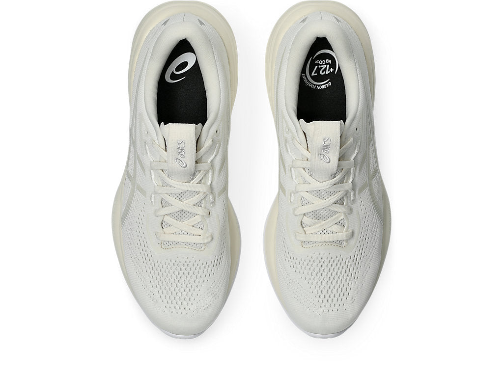 Asics Men's GEL-CUMULUS 28 Running Shoes in Cream/Glacier Grey