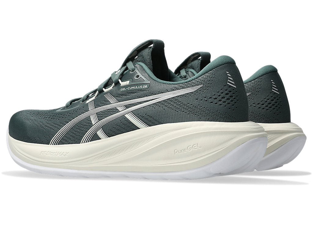 Asics Men's GEL-CUMULUS 28 Running Shoes in Dusty Fern/Ivory