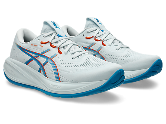 Asics Men's GEL-CUMULUS 28 Running Shoes in Arctic Blue/Aegean Blue