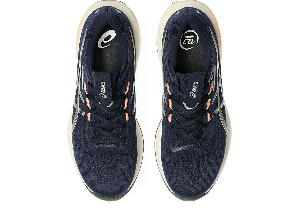 Asics Men's GEL-CUMULUS 28 Running Shoes in Midnight/Khaki Green
