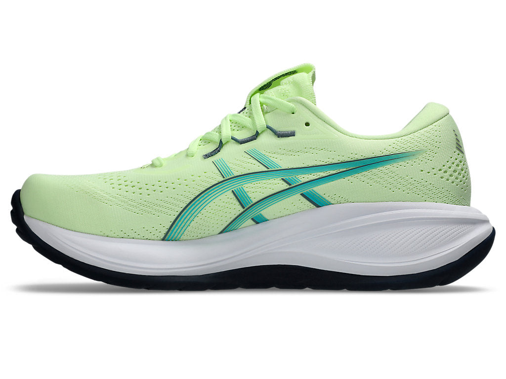Asics Men's GEL-CUMULUS 28 Running Shoes in Illuminate Yellow/Energy Aqua