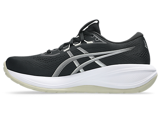 Asics Men's GEL-CUMULUS 28 Extra wide (4E) Running Shoes in Black/White