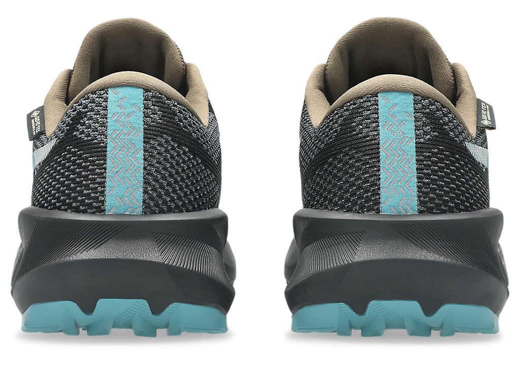 Asics Men's TRABUCO 14 GTX Running Shoes in Black/Misty Pine