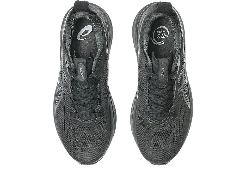Asics Men's GEL-KAYANO 33 Running Shoes in Black/Black