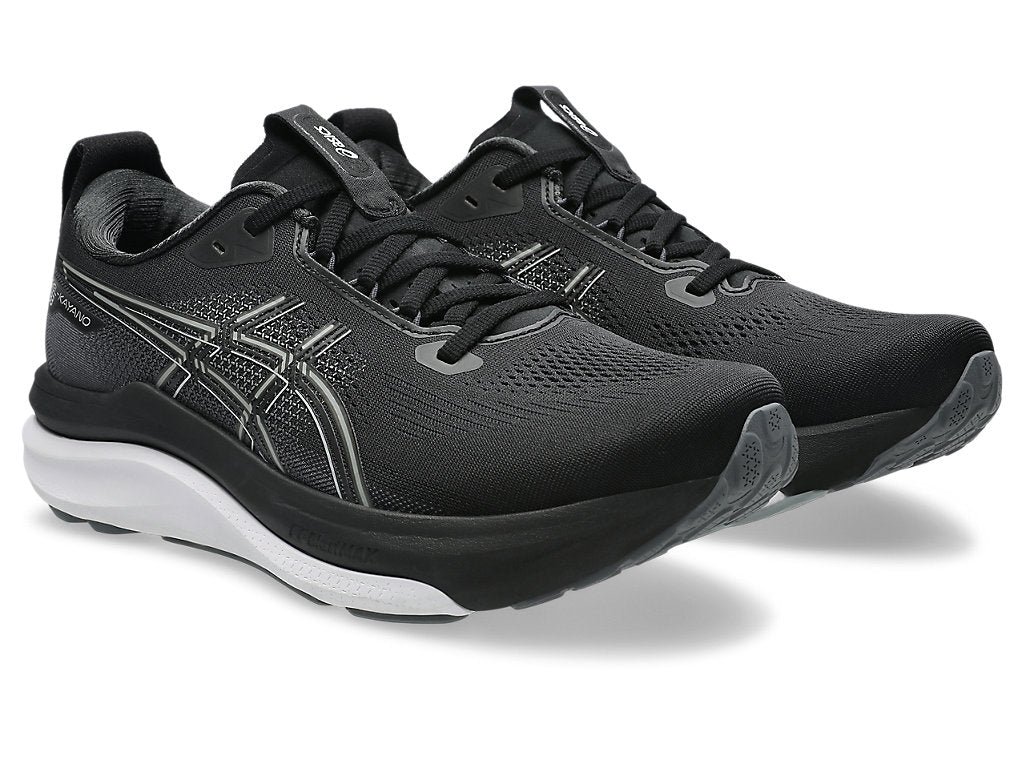 Asics Men's GEL-KAYANO 33 Running Shoes in Black/White