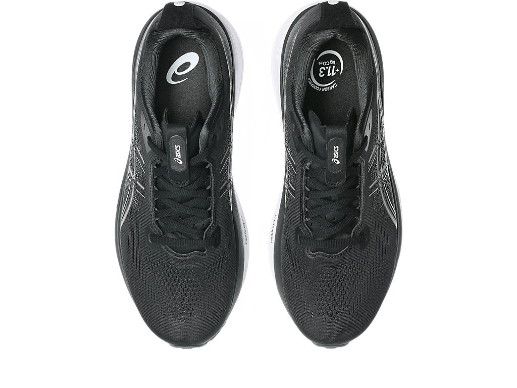 Asics Men's GEL-KAYANO 33 Running Shoes in Black/White