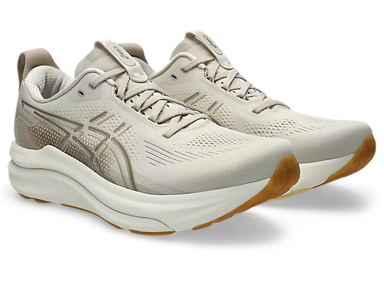 Asics Men's GEL-KAYANO 33 Running Shoes in Oatmeal/Cream