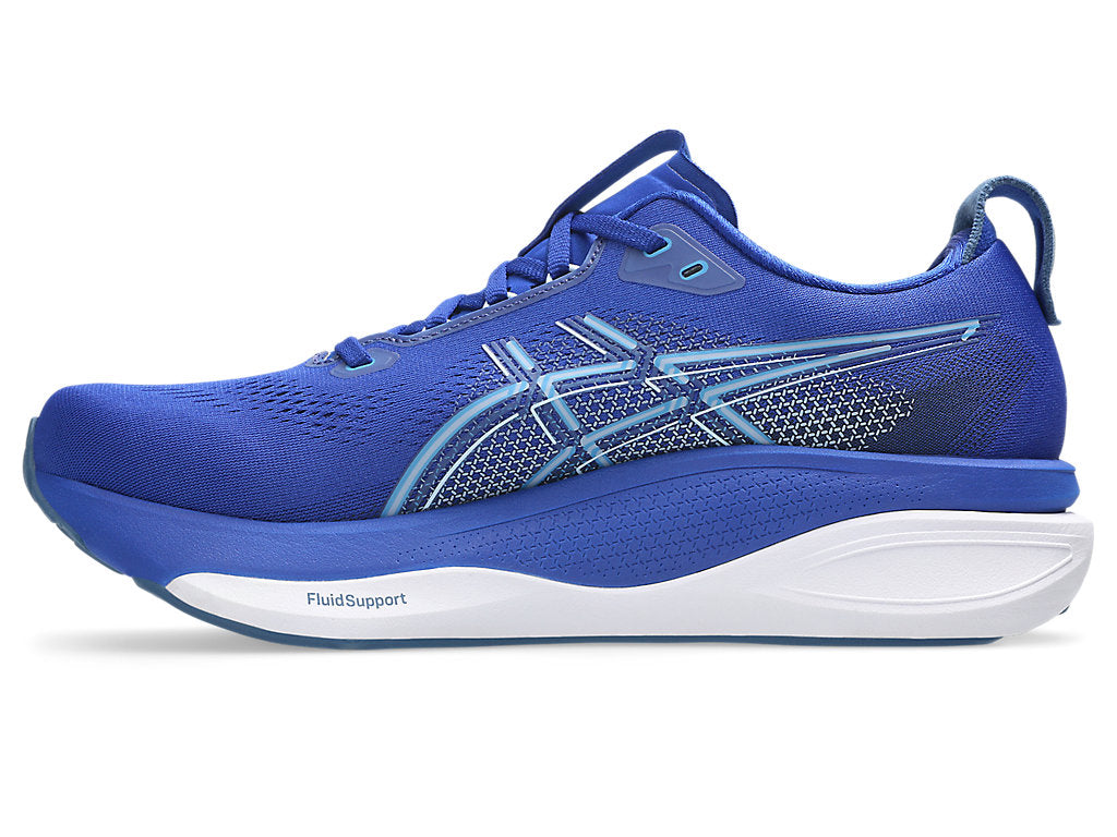 Asics Men's GEL-KAYANO 33 Running Shoes in Prussian Blue/White