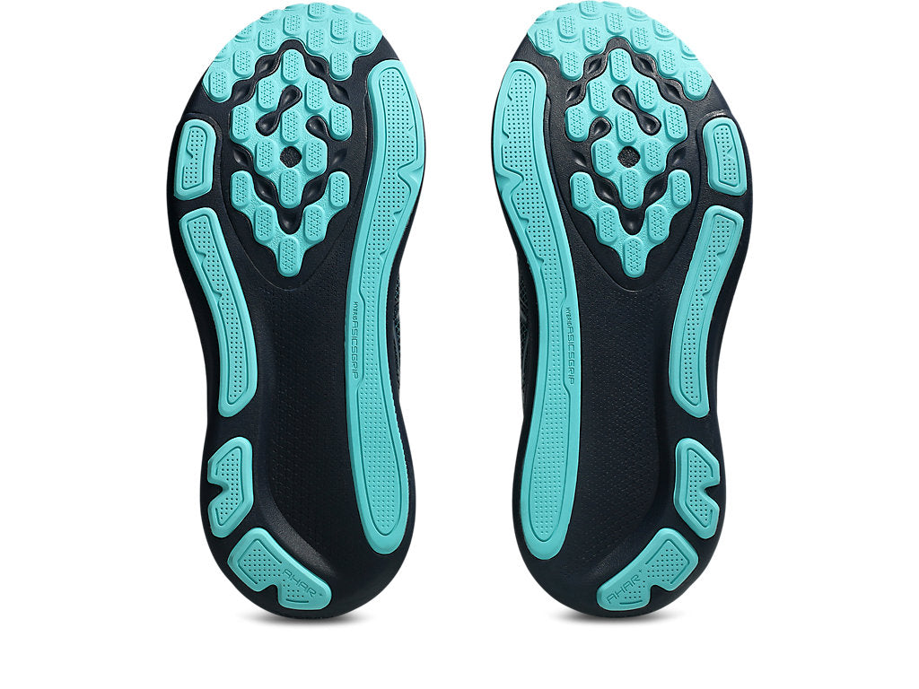 Asics Men's GEL-KAYANO 33 Running Shoes in Midnight/Ice Mint