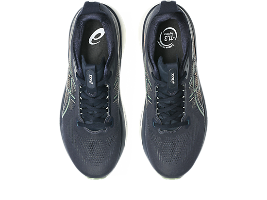 Asics Men's GEL-KAYANO 33 Running Shoes in Midnight/Khaki Green