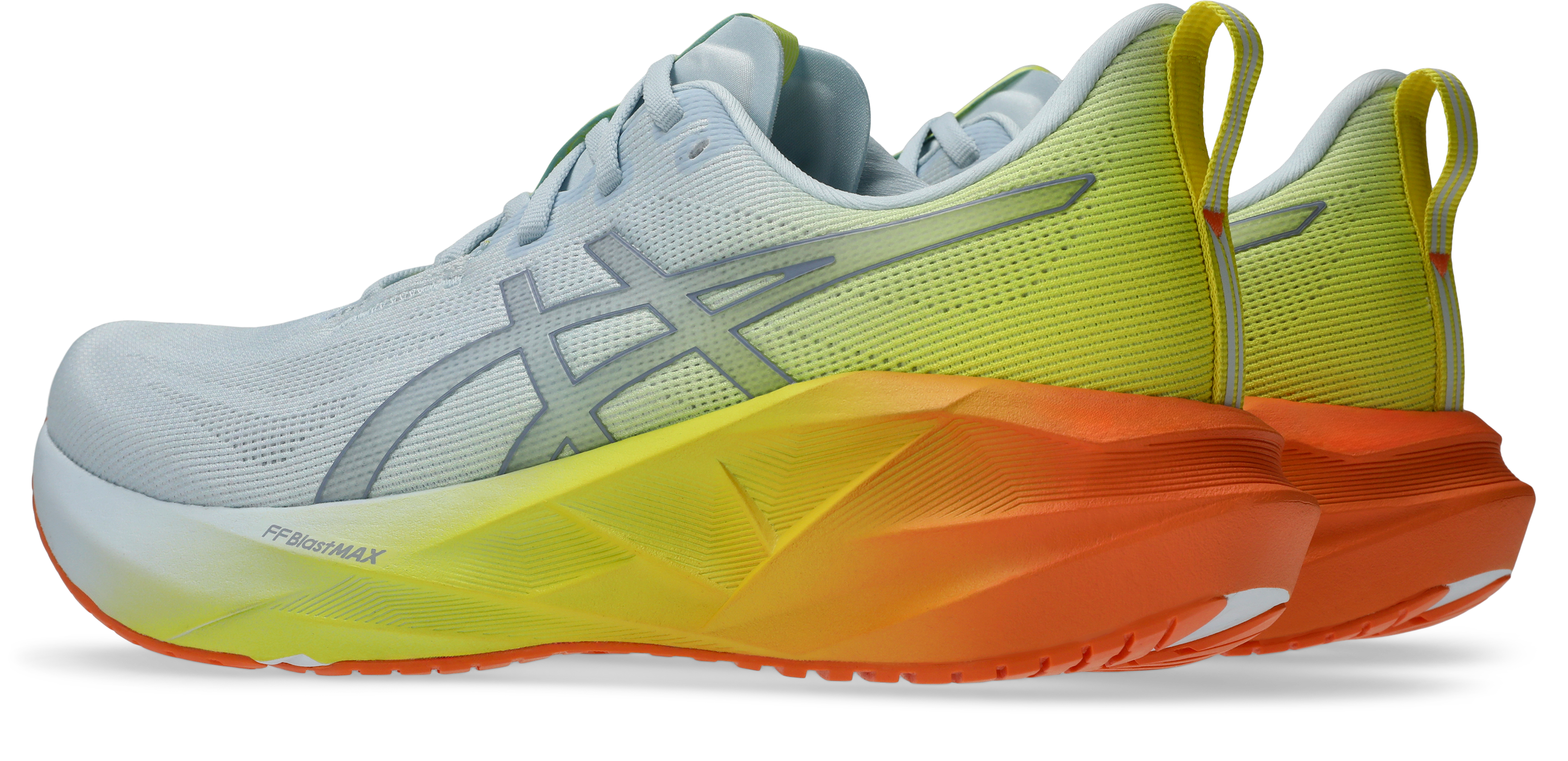 Asics Men's NOVABLAST 5 Running Shoes in Sky/Lemon Spark