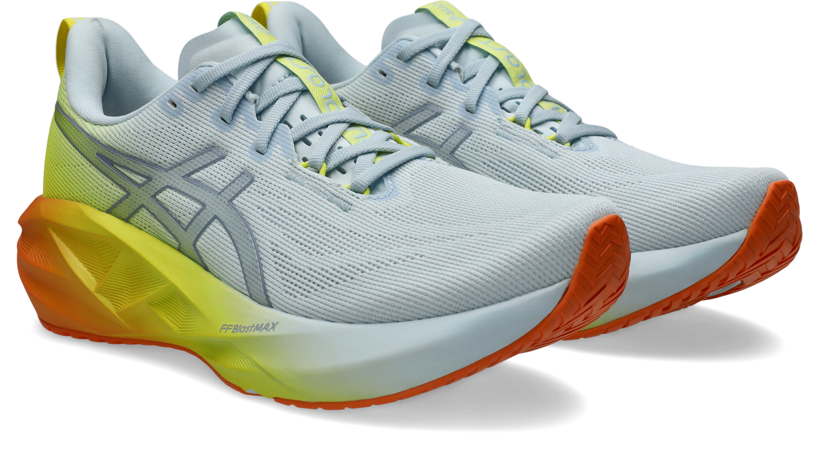 Asics Men's NOVABLAST 5 Running Shoes in Sky/Lemon Spark