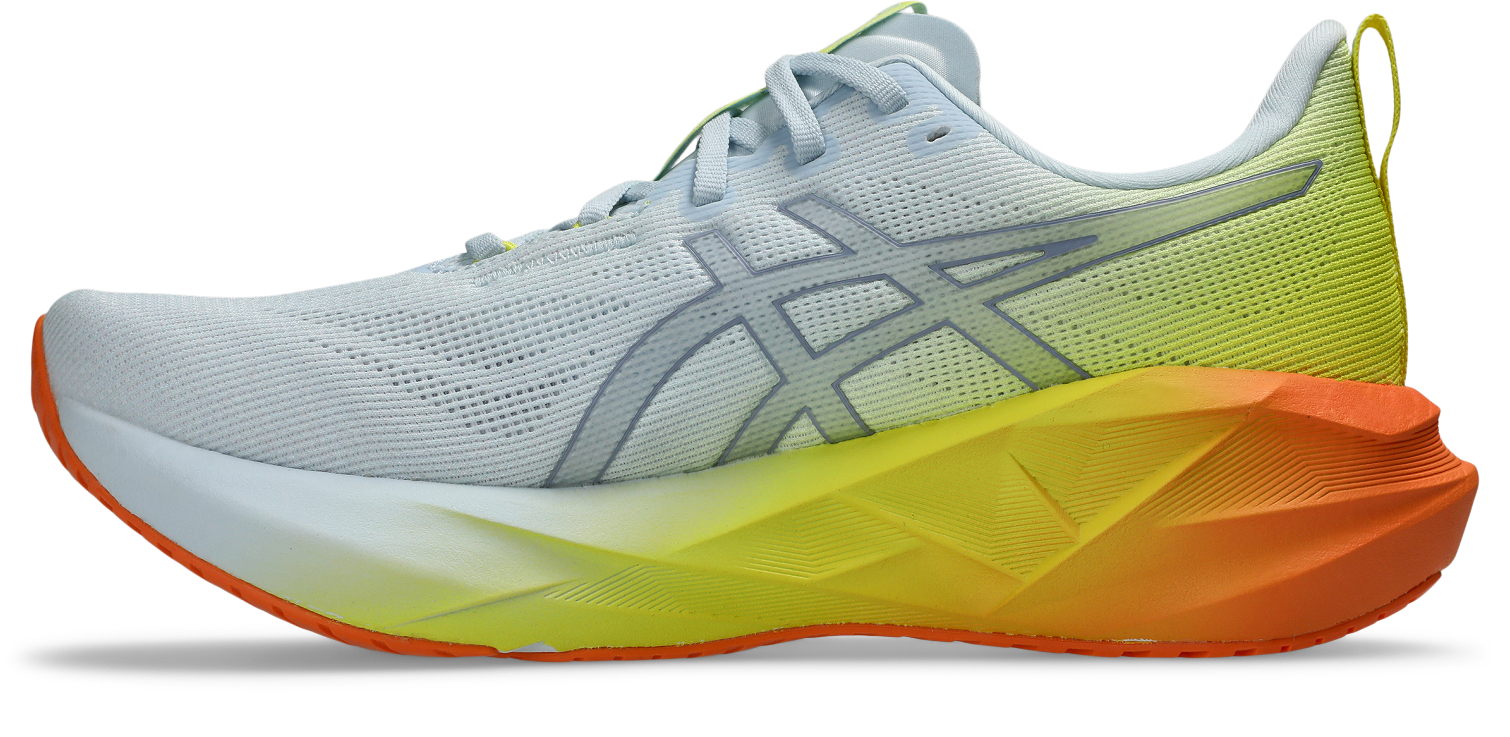 Asics Men's NOVABLAST 5 Running Shoes in Sky/Lemon Spark