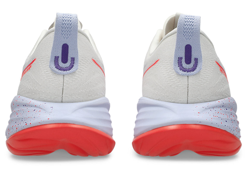 Asics Men's GEL-CUMULUS 27 TOKYO Running Shoes in Cream/Edo Purple