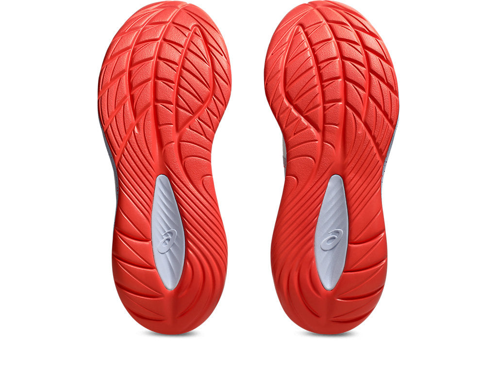 Asics Men's GEL-CUMULUS 27 TOKYO Running Shoes in Cream/Edo Purple