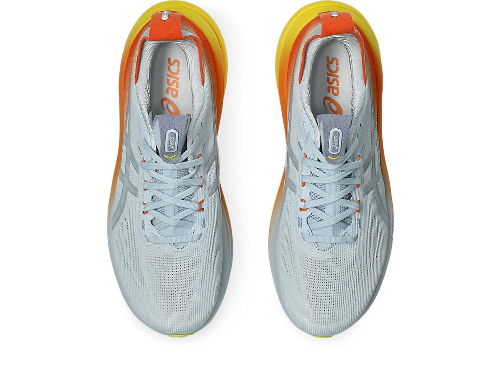 Asics Men's GEL-NIMBUS 28 Running Shoes in Sky/Sun Peach
