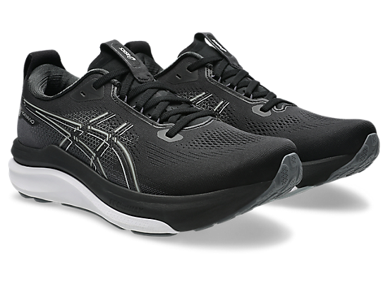 Asics Men's GEL-KAYANO 33 Extra wide (4E) Running Shoes in Black/White