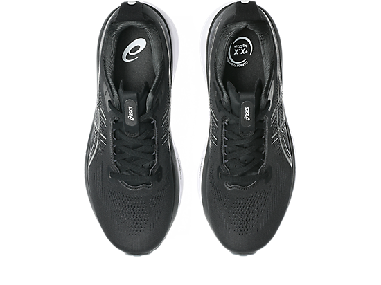 Asics Men's GEL-KAYANO 33 Extra wide (4E) Running Shoes in Black/White