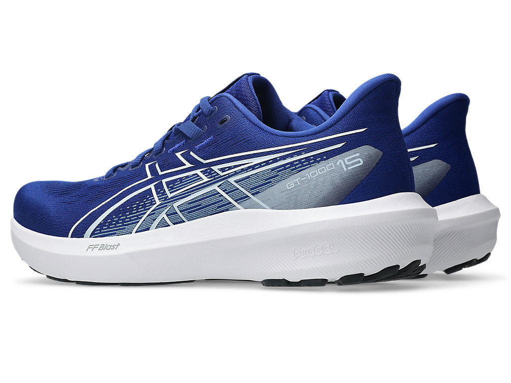 Asics Men's GT-1000 15 Running Shoes in Prussian Blue/White