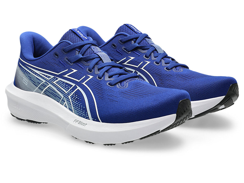 Asics Men's GT-1000 15 Running Shoes in Prussian Blue/White
