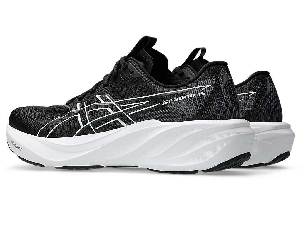 Asics Men's GT-2000 15 Wide (2E) Running Shoes in Black/White