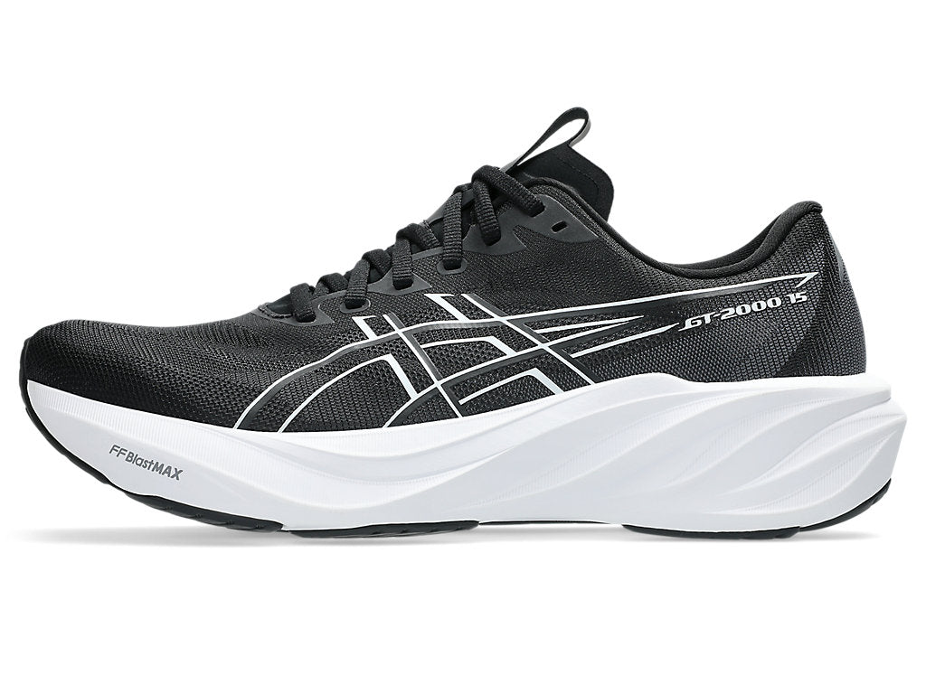 Asics Men's GT-2000 15 Wide (2E) Running Shoes in Black/White
