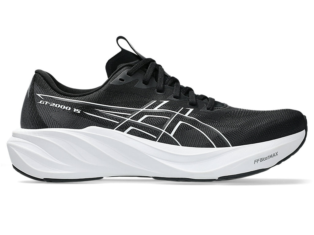 Asics Men's GT-2000 15 Wide (2E) Running Shoes in Black/White