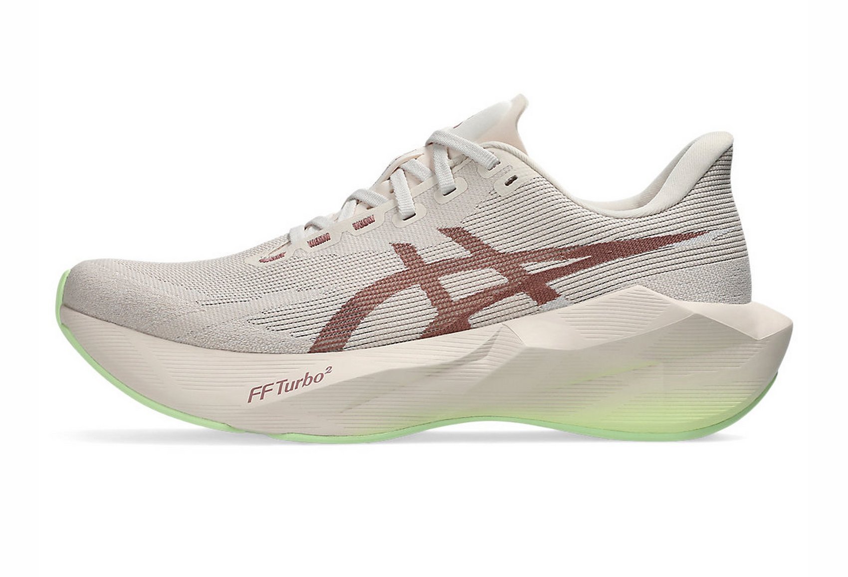 Asics Men's NOVABLAST 6 Wide (2E) Running Shoes in Rose Dust/Illuminate Yellow