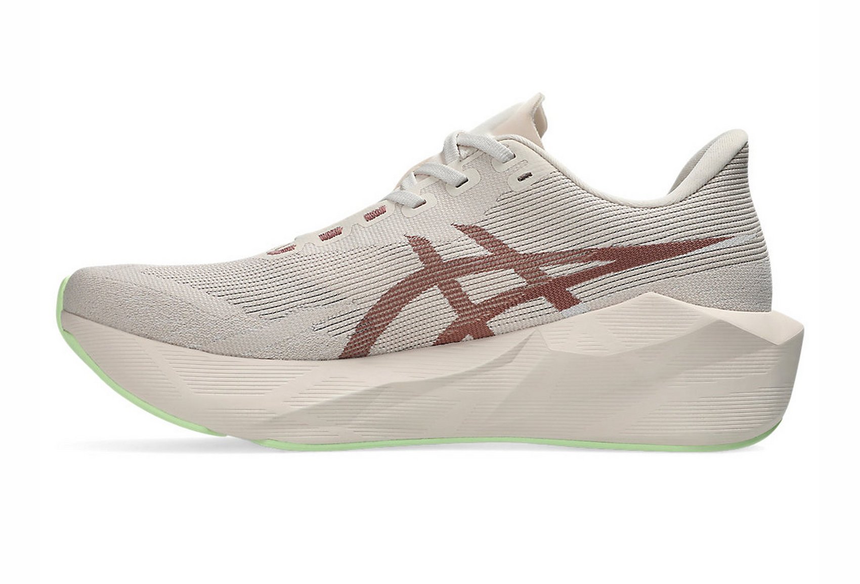 Asics Men's NOVABLAST 6 Wide (2E) Running Shoes in Rose Dust/Illuminate Yellow