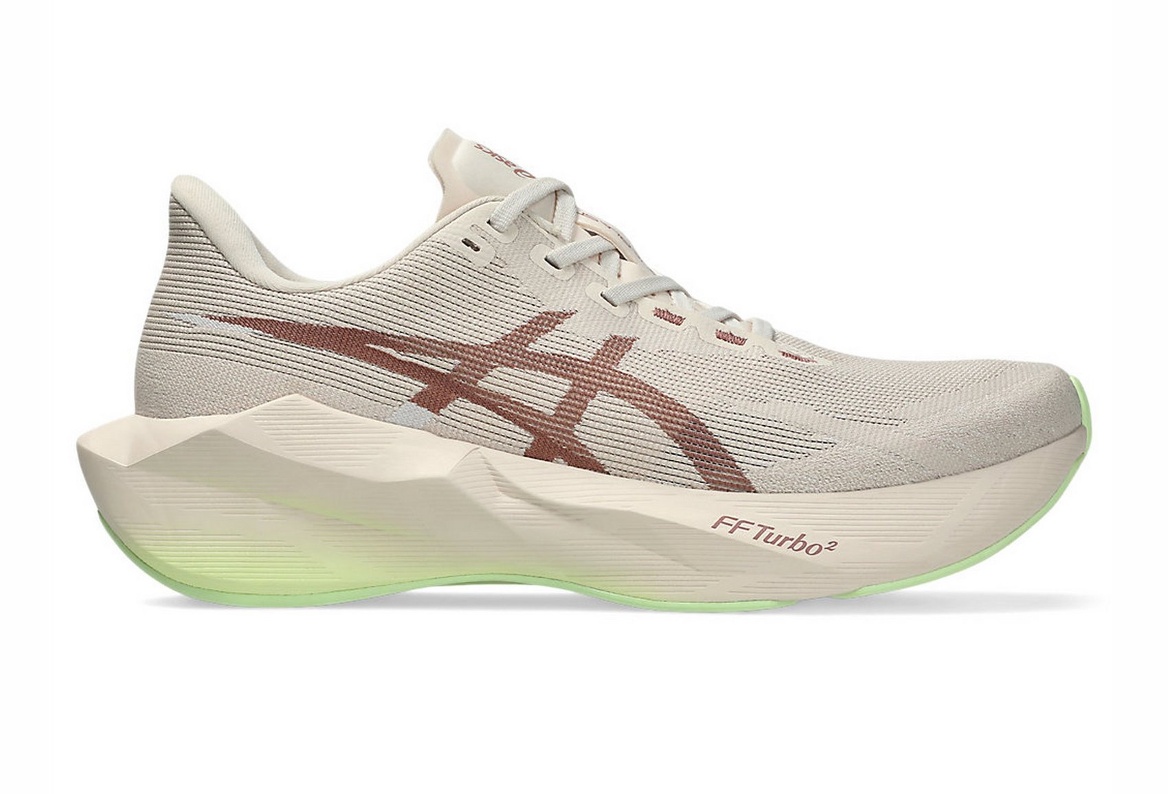 Asics Men's NOVABLAST 6 Wide (2E) Running Shoes in Rose Dust/Illuminate Yellow