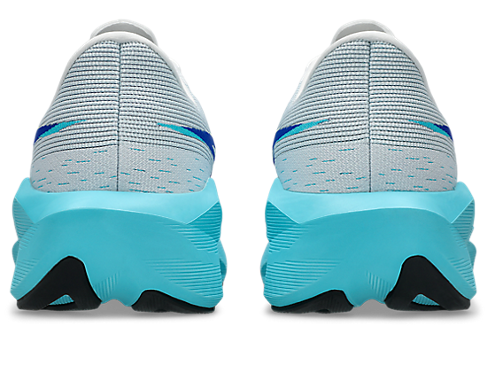 Asics Men's NOVABLAST 6 Running Shoes in White/Energy Aqua