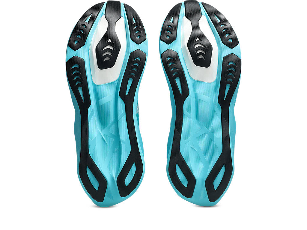 Asics Men's NOVABLAST 6 Running Shoes in Energy Aqua/White