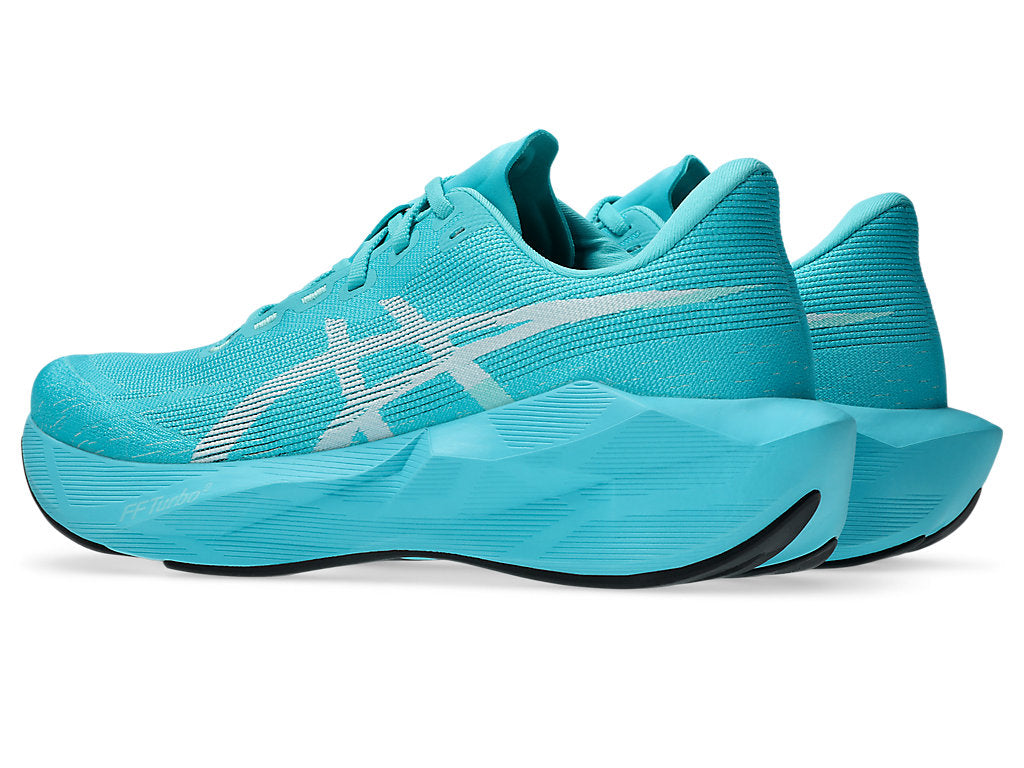 Asics Men's NOVABLAST 6 Running Shoes in Energy Aqua/White