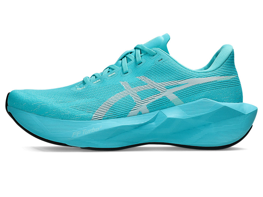 Asics Men's NOVABLAST 6 Running Shoes in Energy Aqua/White