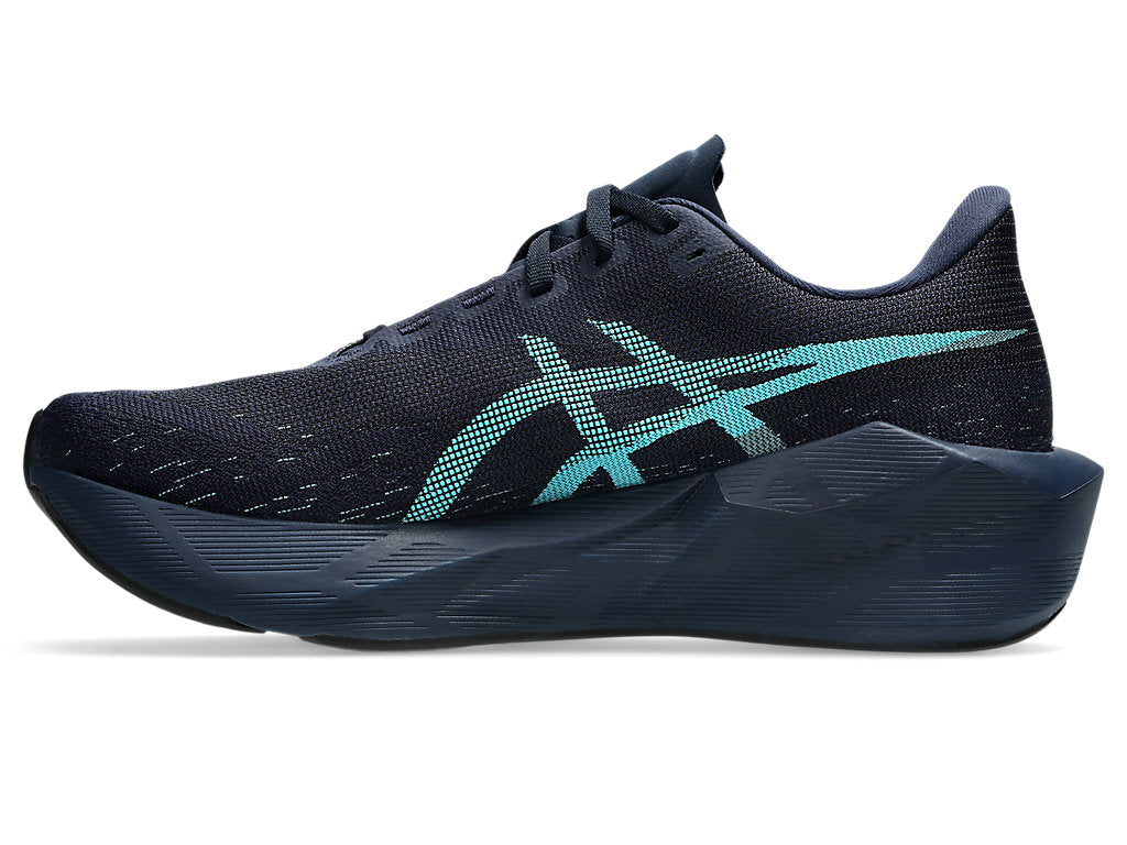 Asics Men's NOVABLAST 6 Running Shoes in Midnight/Energy Aqua