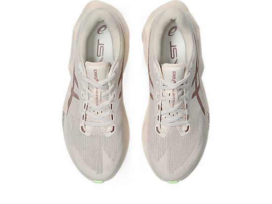 Asics Men's NOVABLAST 6 Running Shoes in Rose Dust/Illuminate Yellow