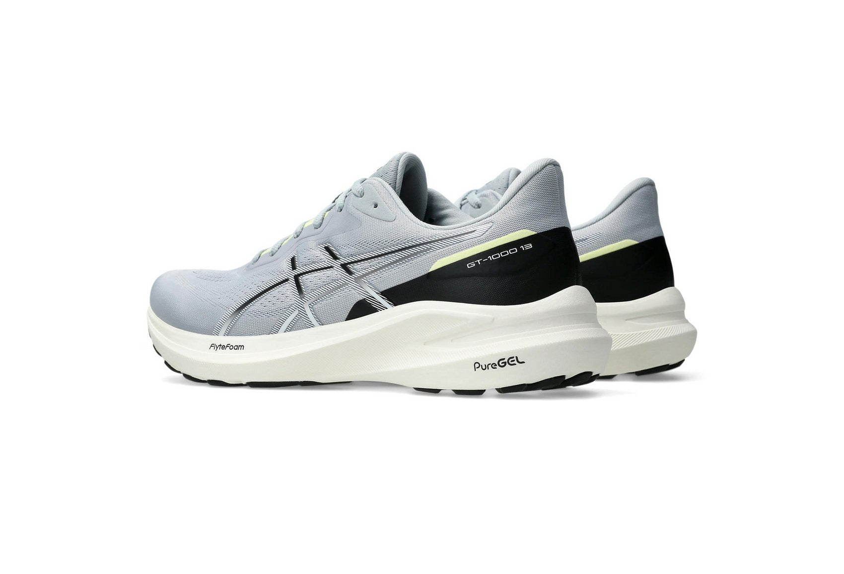 Asics Men's GT-1000 13 Running Shoes in Piedmont Grey/Black
