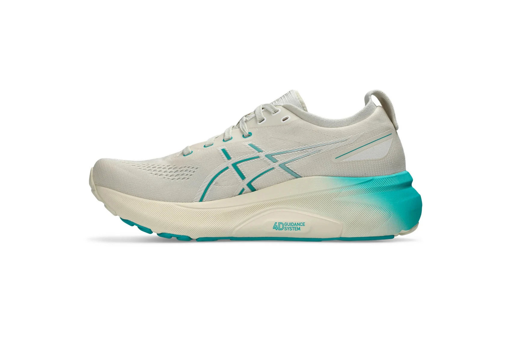 Asics Men's GEL-KAYANO 31 Running Shoes in Birch/Wave Teal