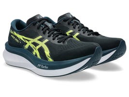 Asics Men's MAGIC SPEED 4 Running Shoes in Black/Tranquil Teal