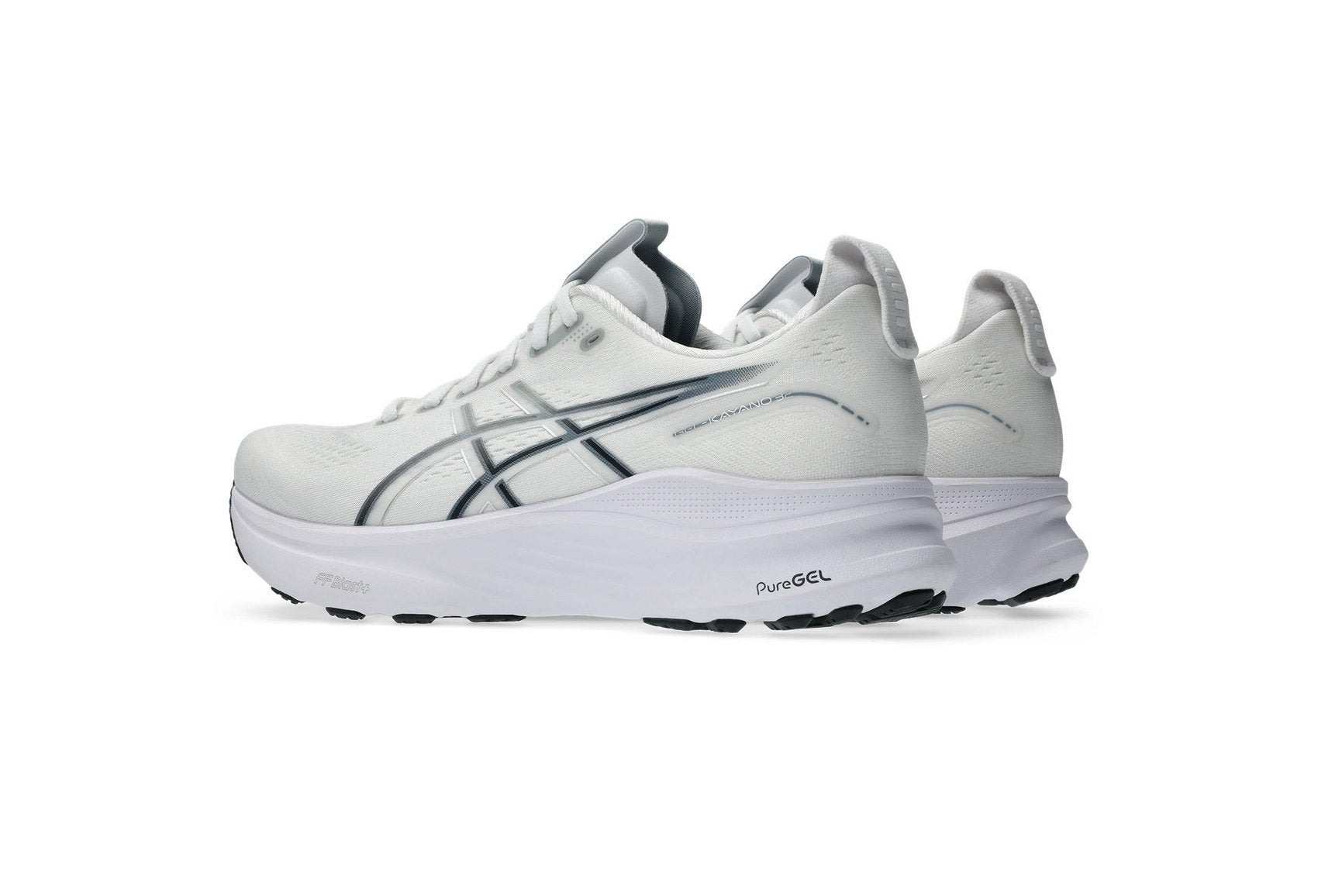 Asics Men's GEL-KAYANO 32 Running Shoes in White/Pure Silver