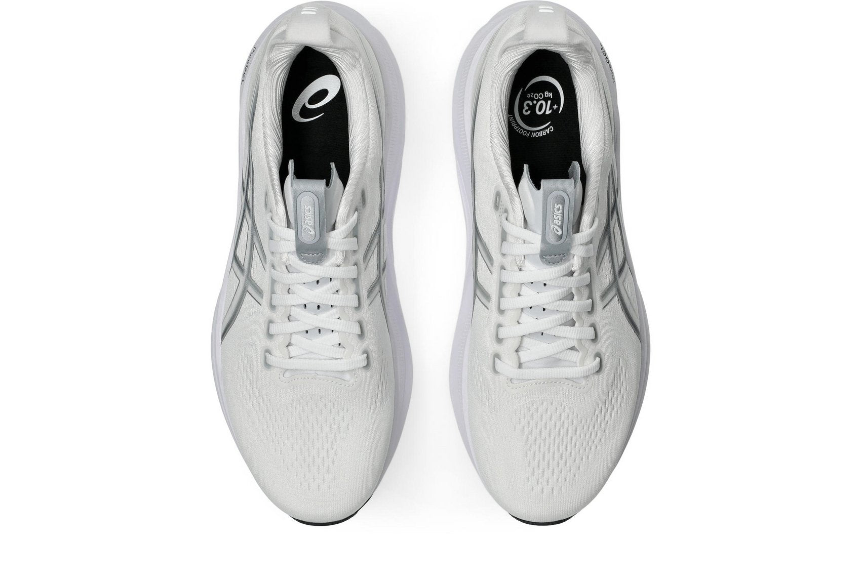 Asics Men's GEL-KAYANO 32 Running Shoes in White/Pure Silver