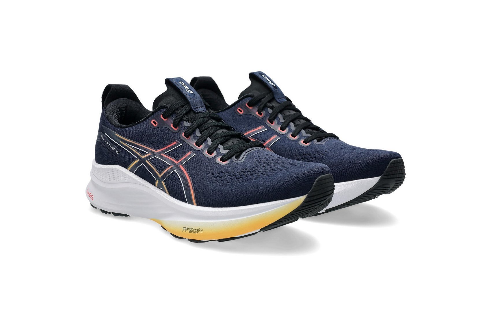 Asics Men's GEL-KAYANO 32 Running Shoes in Midnight/Black