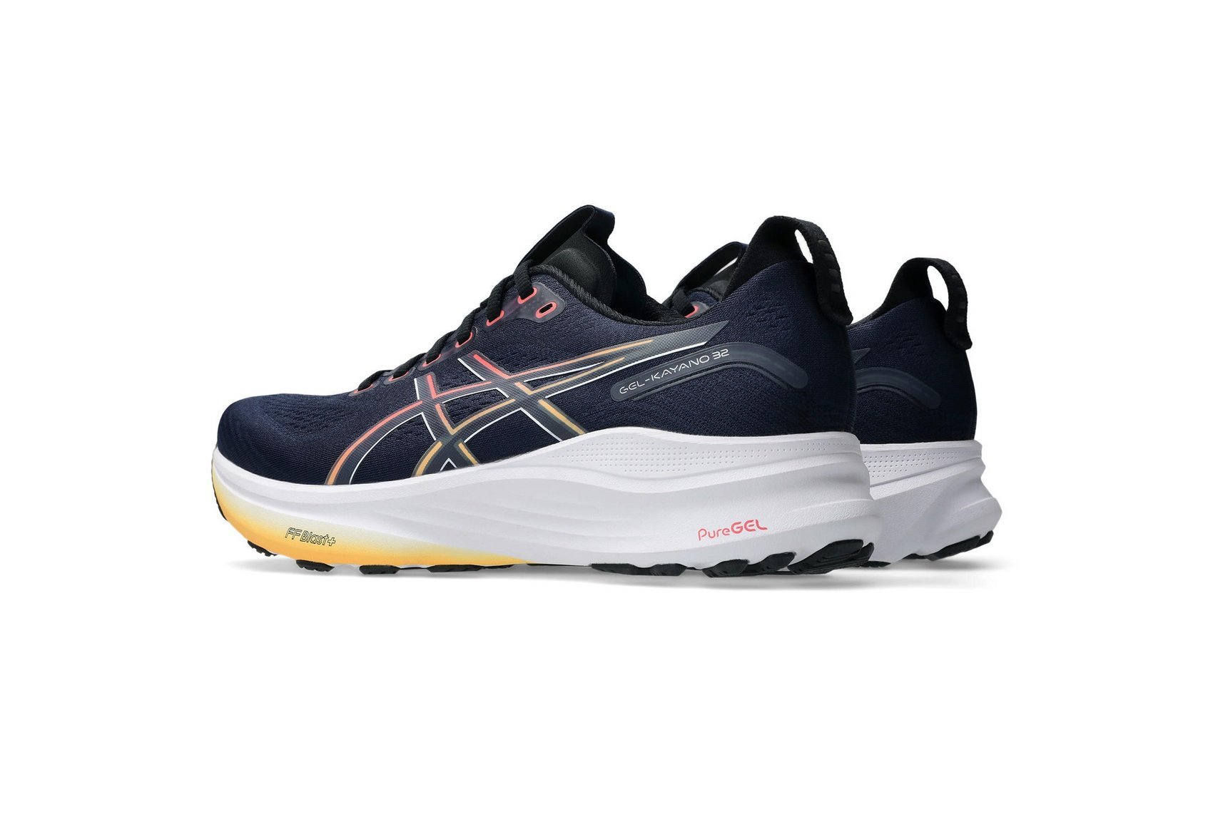 Asics Men's GEL-KAYANO 32 Running Shoes in Midnight/Black