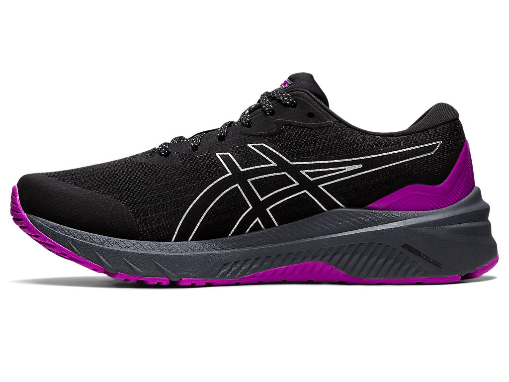 Asics Women's GT-1000 11 LITE-SHOW Running Shoes in Black/Orchid