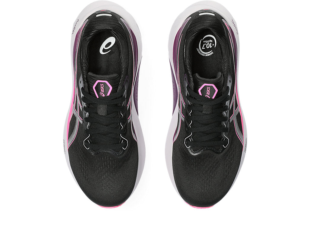Asics Women's GEL-KAYANO 30 Running Shoes in Black/Lilac Hint