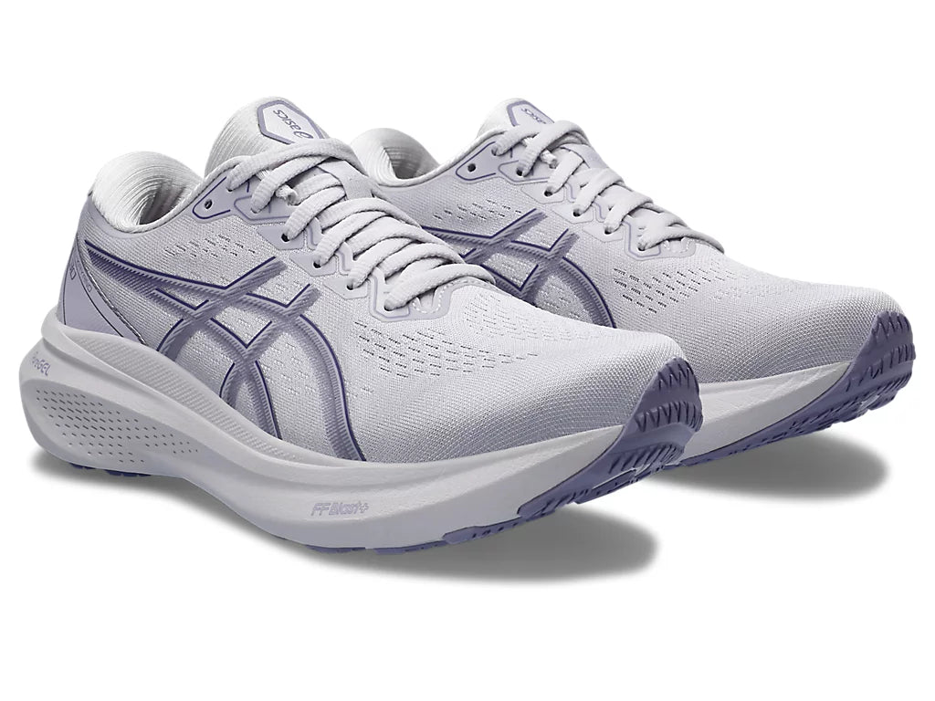 Asics Women's GEL-KAYANO 30 Running Shoes in Lilac Hint/Ash Rock